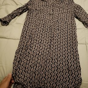 Size 2, Black, white & pink, H&M women's dress